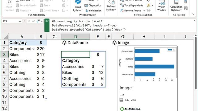 Nå har Microsoft integrert Python i Excel – slik fungerer det