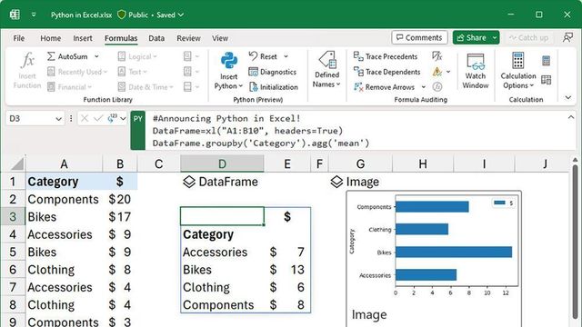 Nå har Microsoft integrert Python i Excel – slik fungerer det