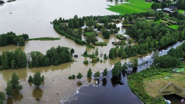 Hyttefelt oversvømt for femte gang – ingen rett til naturskadeerstatning