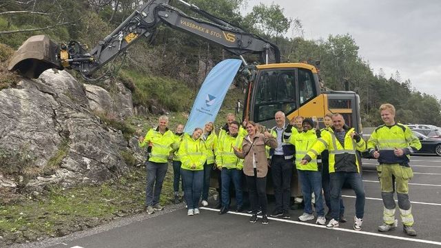 Flaskehalser på fylkesvei i Øygarden er borte