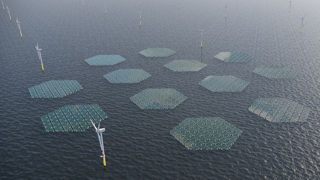 Flytende solkraftverk skal bygges i ny havvindpark