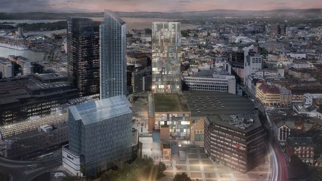Ny høyhusstrategi er vedtatt: Nå kan det bli flere bygg på 125 meter i Oslo