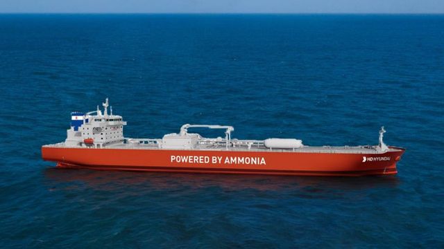 Bestiller verdens første ammoniakkskip med ammoniakkmotor