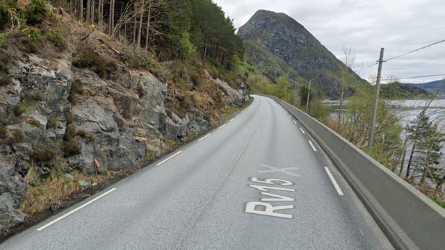 I morgen er Jimmy Nore & Sønn i gang med å utvide denne delen av riksvei 15