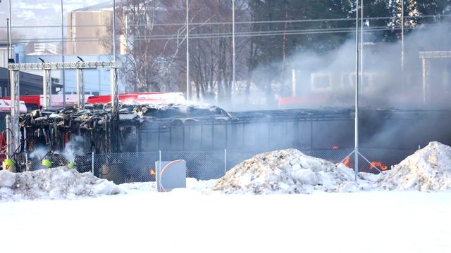 Flere gassbusser brant i Sarpsborg