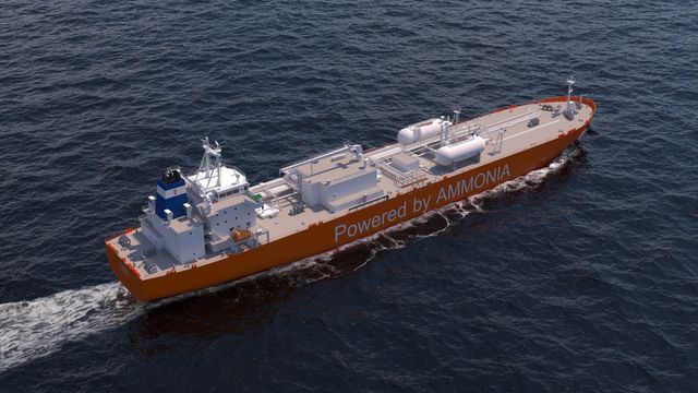 Norsk teknologi på første ammoniakkdrevne skip