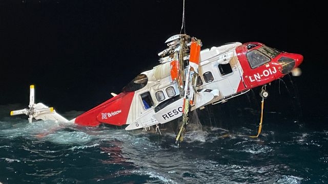 Havarikommisjonen får amerikansk hjelp etter helikopterulykken