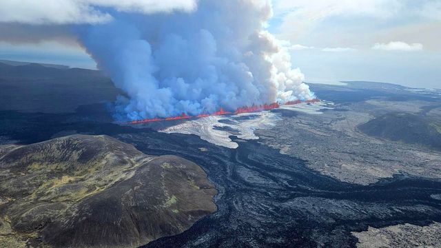 Nytt vulkanutbrudd på Island – frykter magmaen trenger under Grindavik