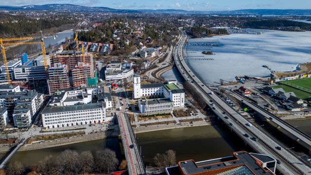 Ny E18: Nye broer i Sandvika vil koste mer enn halvparten av tunnel 