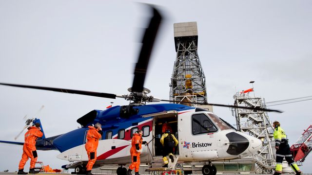 Streiken påvirker helikoptertrafikken til Nordsjøen