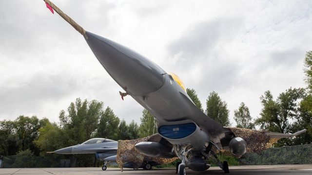 Ukraina tok i bruk F-16 mot russisk luftangrep