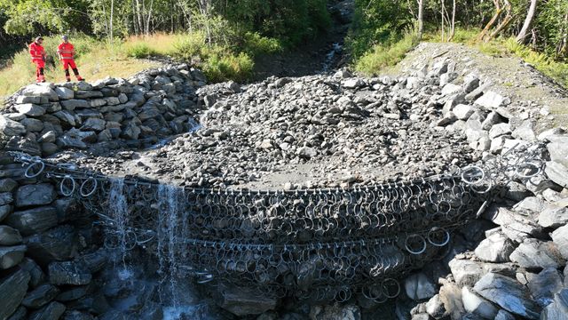 Her stoppet nettsikringen steinskredet