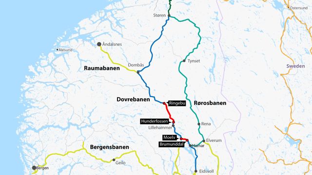 Flere ras og store vannmengder – vet fortsatt ikke når Dovrebanen kan åpne igjen