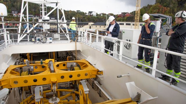 Ubemannet og tettpakket skip på 24 meter