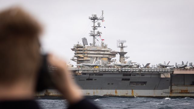 Harry S. Truman har ankommet Oslo