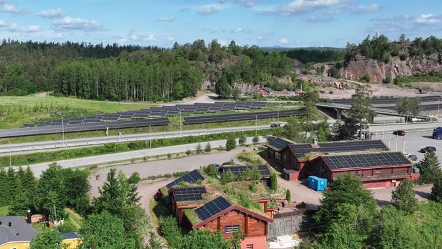 Vegvesenet skal bygge solcelleanlegg ved E18