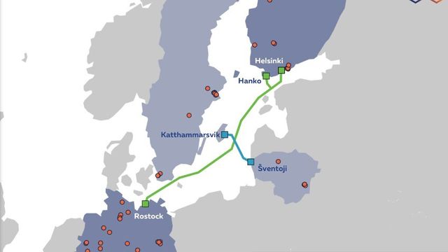 Internett fungerer: Kabelkuttene i Østersjøen påvirker datatrafikken lite