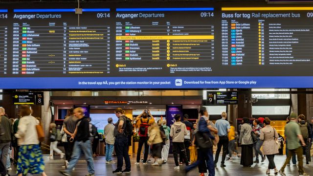 Norske tog har vært mer enn 18.000 timer forsinket så langt i år