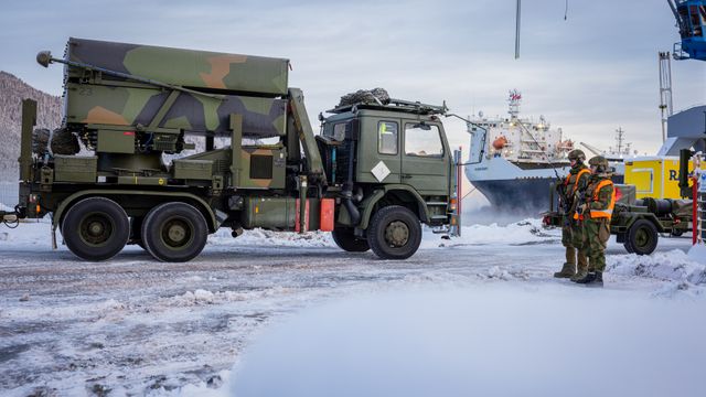 Krig i Europa og nye trusler har doblet eksport av norsk forsvarsmateriell