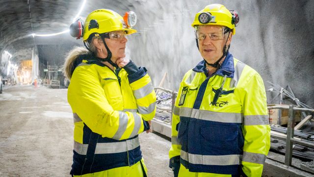 Nordmenn sprenger krevende tunnel under Stockholm