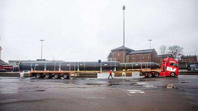 Langt rør fraktet gjennom Oslo natt til torsdag: – Helt i grenseland 