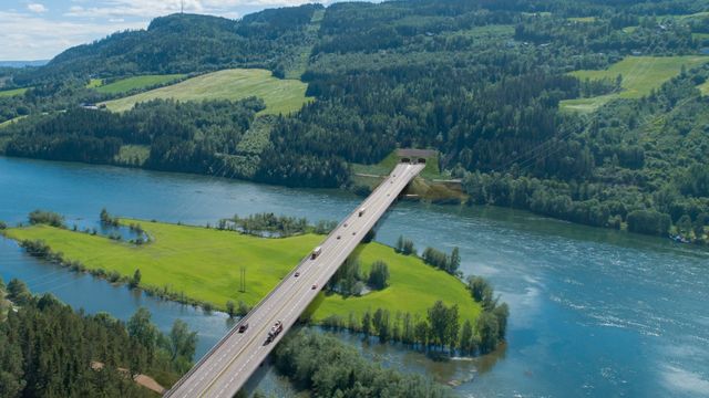 Implenia skal bygge bru over Lågen for 500 millioner