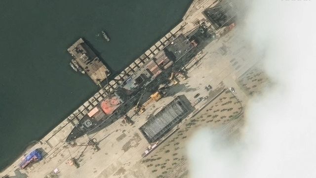 Nordkoreansk krigsskip skal ha veltet under sjøsetting