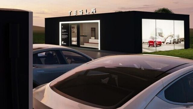 Tesla-lounge stoppet etter naboprotester