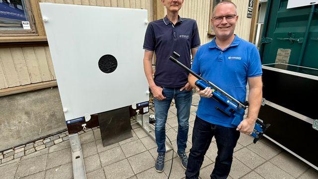 Skjøt blink med elektroniske målskiver