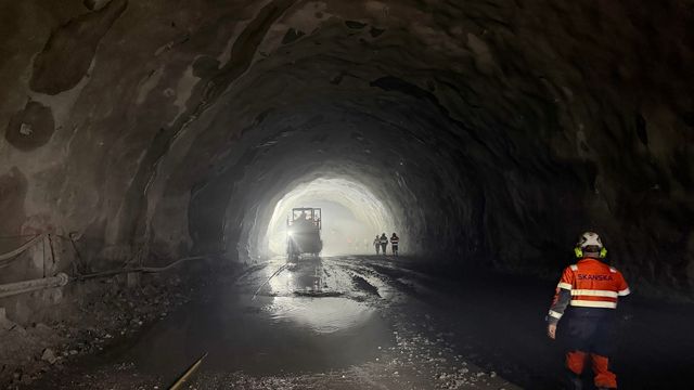 Endelig åpning i en kinkig tunnel