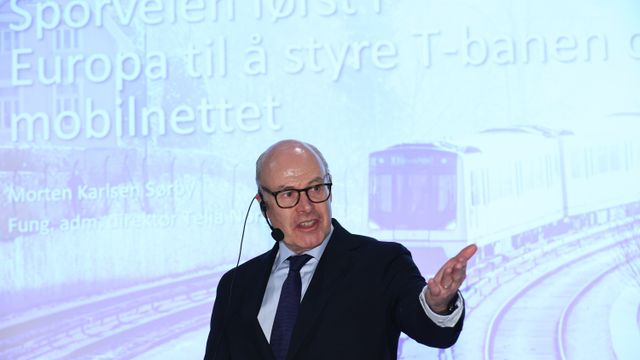 Først i Europa til å styre T-banen over mobilnettet