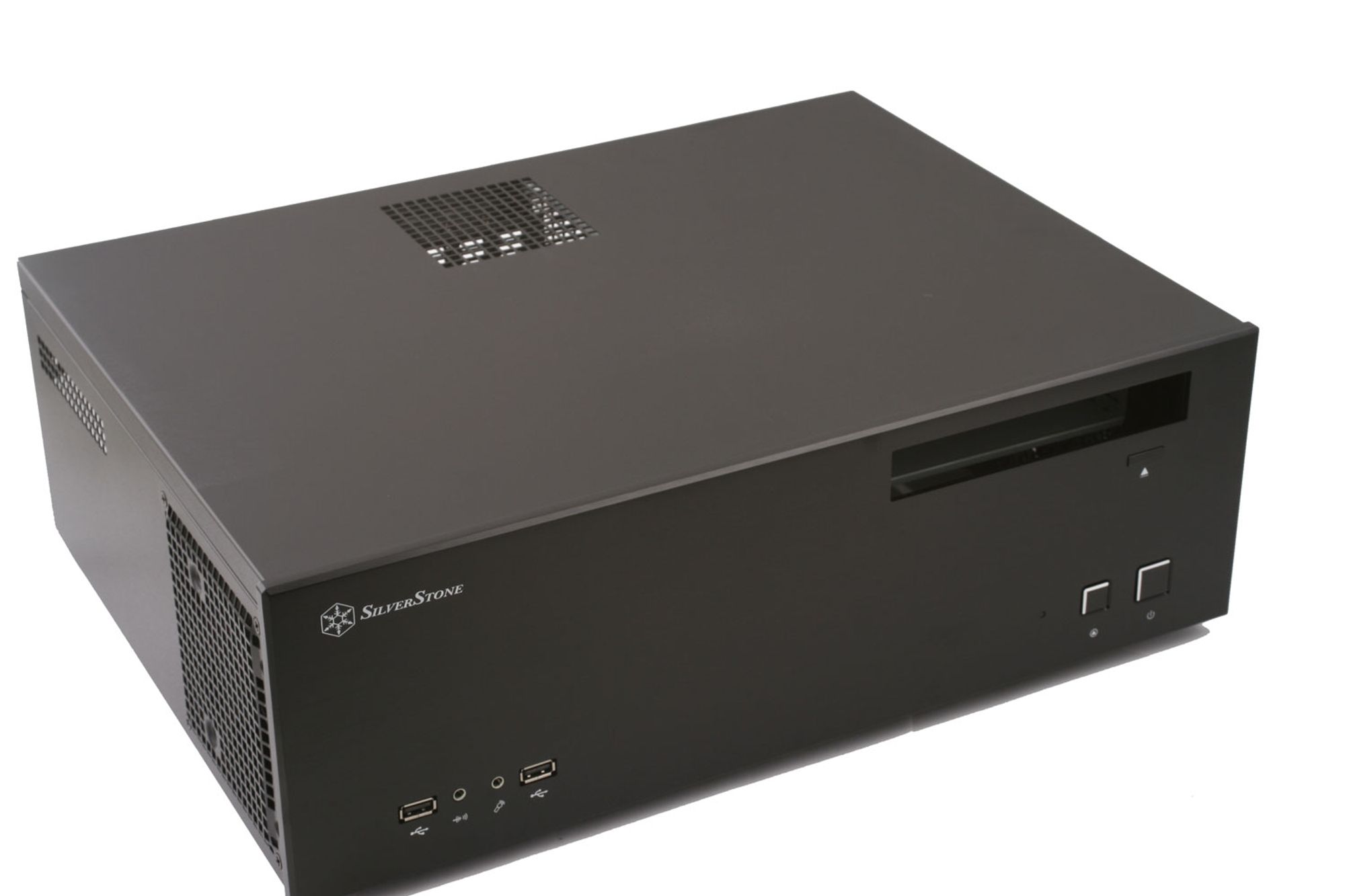 SilverStone Grandia GD04 HTPC Black Media Centre Case  