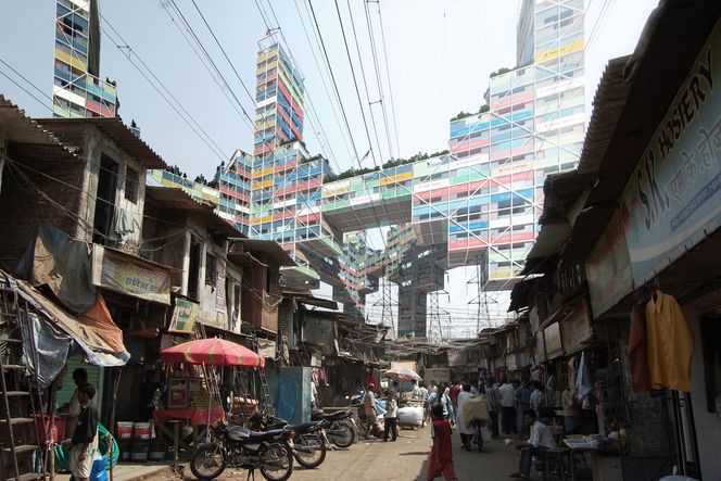 High Living: Nummer to i konkurransen var et spesielt utformet containerbygg.