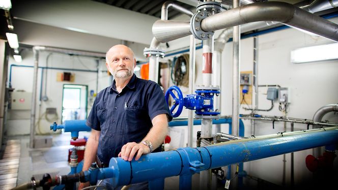 Avdelingsleder Dalevold håper man allerede i år får lekkasjeprosenten ned til 60.