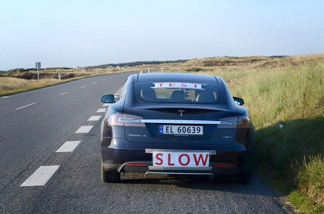 Danmark ble valgt på grunn av det flate landskapet, og hastigheten 40 kilometer i timen.