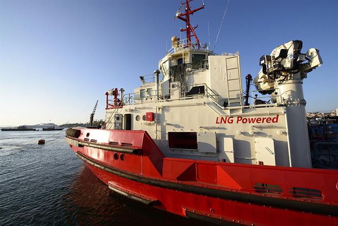 Rolls-Royce har også levert gassmotorer til to eskortetaubåter for Buksér og Berging.