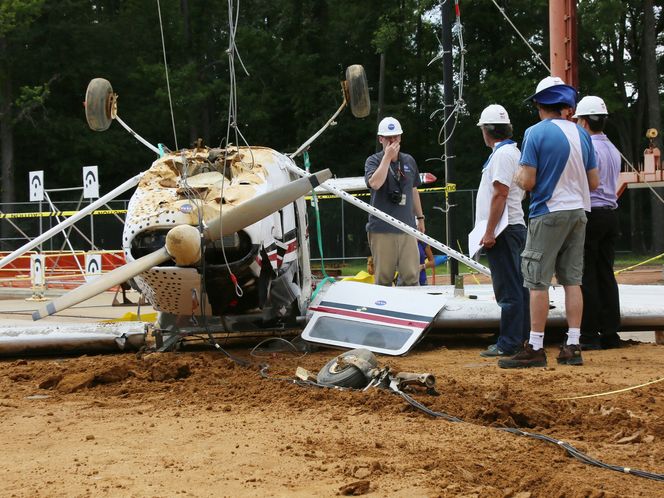 Slik endte slipptesten for Cessna-flyet.