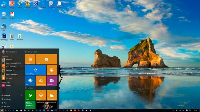 Problemfritt: Det er litt for tidlig å dømme, men vi har ikke møtt på noen problemer med nye Windows 10. Alt virket som det skulle og i tillegg har vi fått all den nye funksjonaliteten. Ikke minst den etterlengtede startknappen
