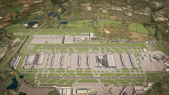 Heathrow utenfor London er verdens tredje travleste lufthavn målt i passasjerer. Etter mye om og men ligger det nå an til at Heathrow bygges ut med en tredje rullebane og en ny terminal nord for det eksisterende anlegget.