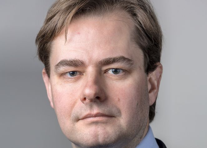 Statssekretær Lars Jacob Hiim er overrasket over de store milliardgevinstene av påbud om e-faktura som Visma har regnet ut. Bilde: Høyre/Hans Kristian Thorbjørnsen