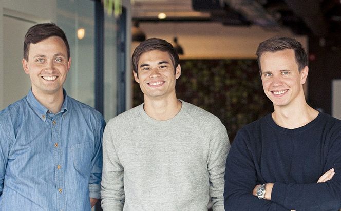 Lederteamet i Bakken & Bæck, f.v.: Johan Bakken, Chris Kalani og Tobias Bæck. Bilde: Pressefoto