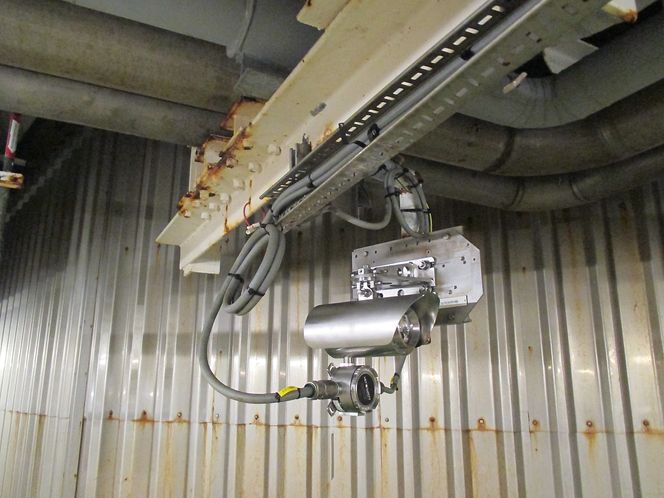 ELDS detektor produsert av Senscient. på produksjonsskip på Terra Nova feltet utenfor Canada