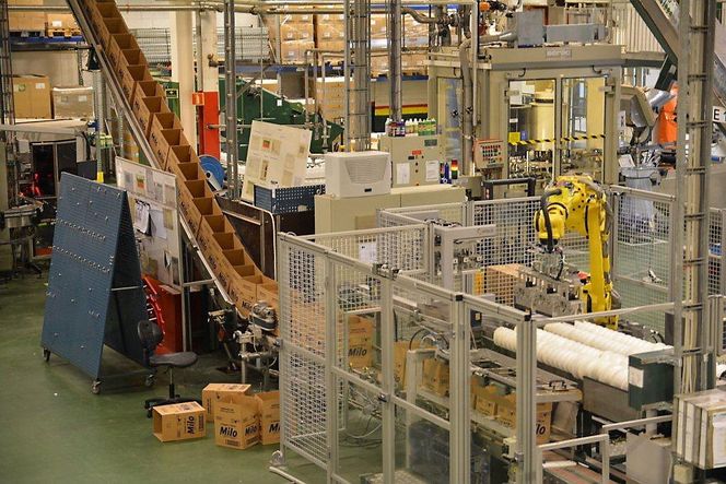 Også Lilleborg har tatt i bruk robotisering i pakkeridelen.