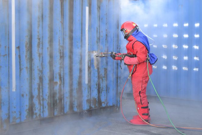 Manuell høytrykksspyling er en så stor belastning at man ønsker å redusere bruken sterkt. Nå er alternativer med roboter testet ut med suksess. Foto: Kaefer Energy