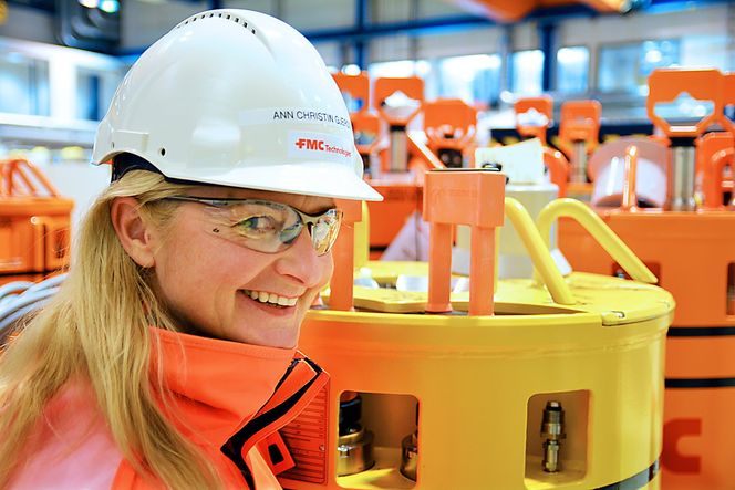 Havbunnsutstyr skal synes. Ann Christin er globalt ansvarlig for automatiseringsløsningene.
