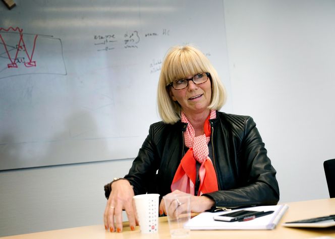 Voksen: Færøvik sier at hun verken kan eller vil forsøke å kopiere forgjengeren Torstein Sanness. Jeg må finne min form, sier hun.