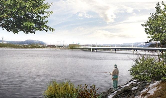 På Trønderbanen skal man blant annet bygge en ny dobbeltsporet bru over Stjørdalselva.