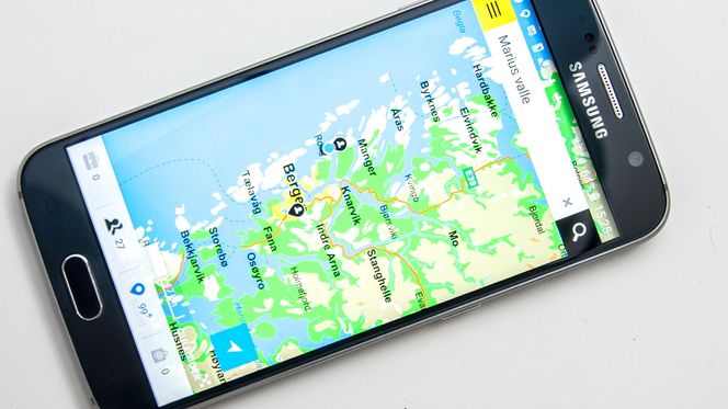 Gule Siders GPS-app gjør det enkelt å finne bedrifter og personer direkte.