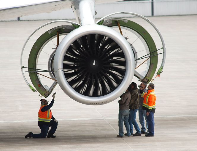PW1100G-motoren før sin først flygning. Denne brukes på Airbus A320 Neo.