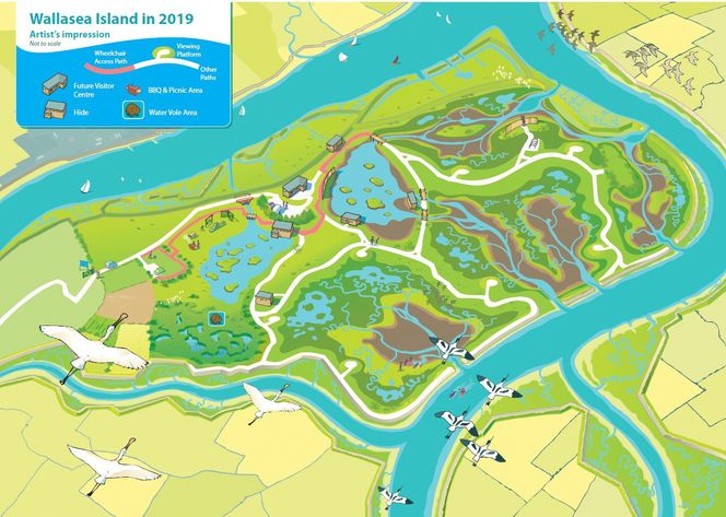 Wallasea island består av 3 millioner tonn masser fra utgravingen av Crossreil under London.